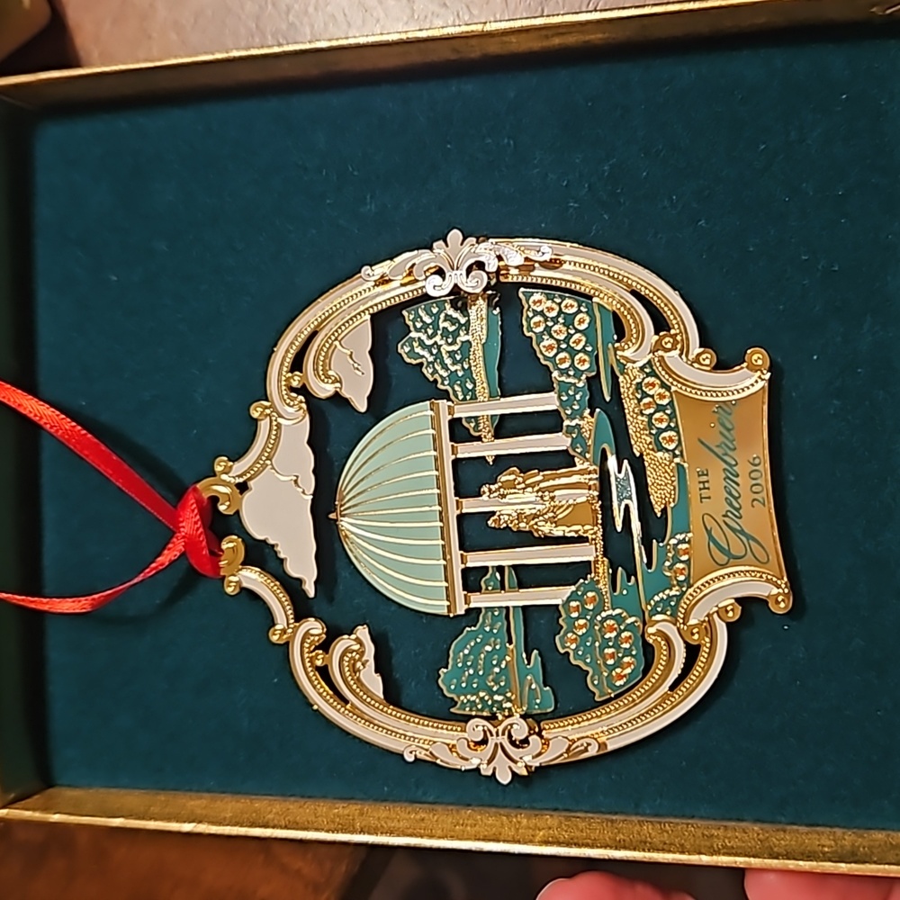 Greenbrier Christmas ornament